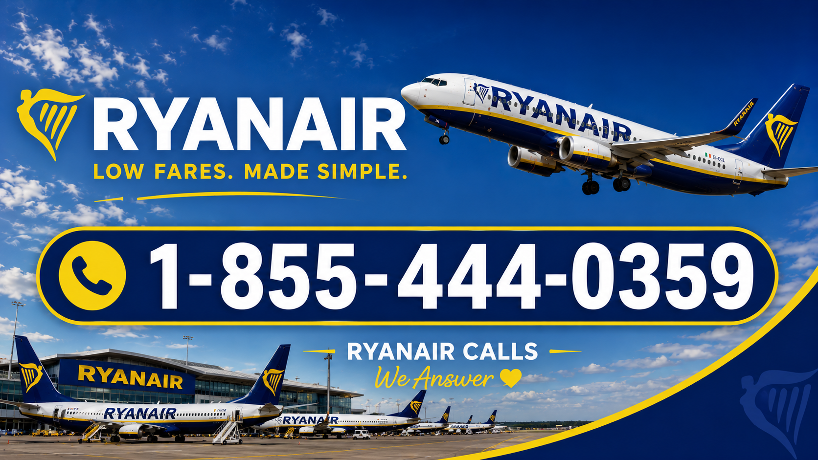 Ryanair Flight Booking Assistance | 24/7 Travel Help +1-855-444-0359
